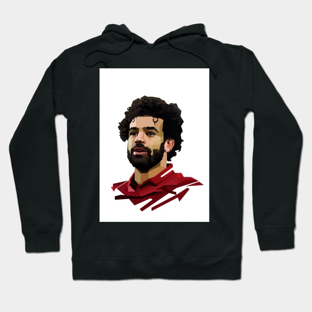 Mo Salah Skintone Art Hoodie by wpapkoo